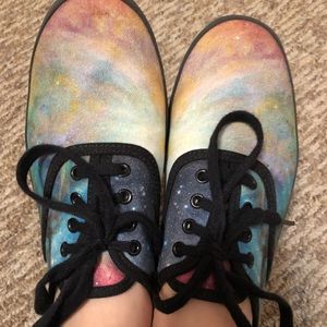 Custom Galaxy Print Keds